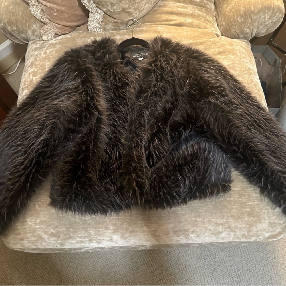 Fabulous Furs Rich Chocolate Teddy Jacket